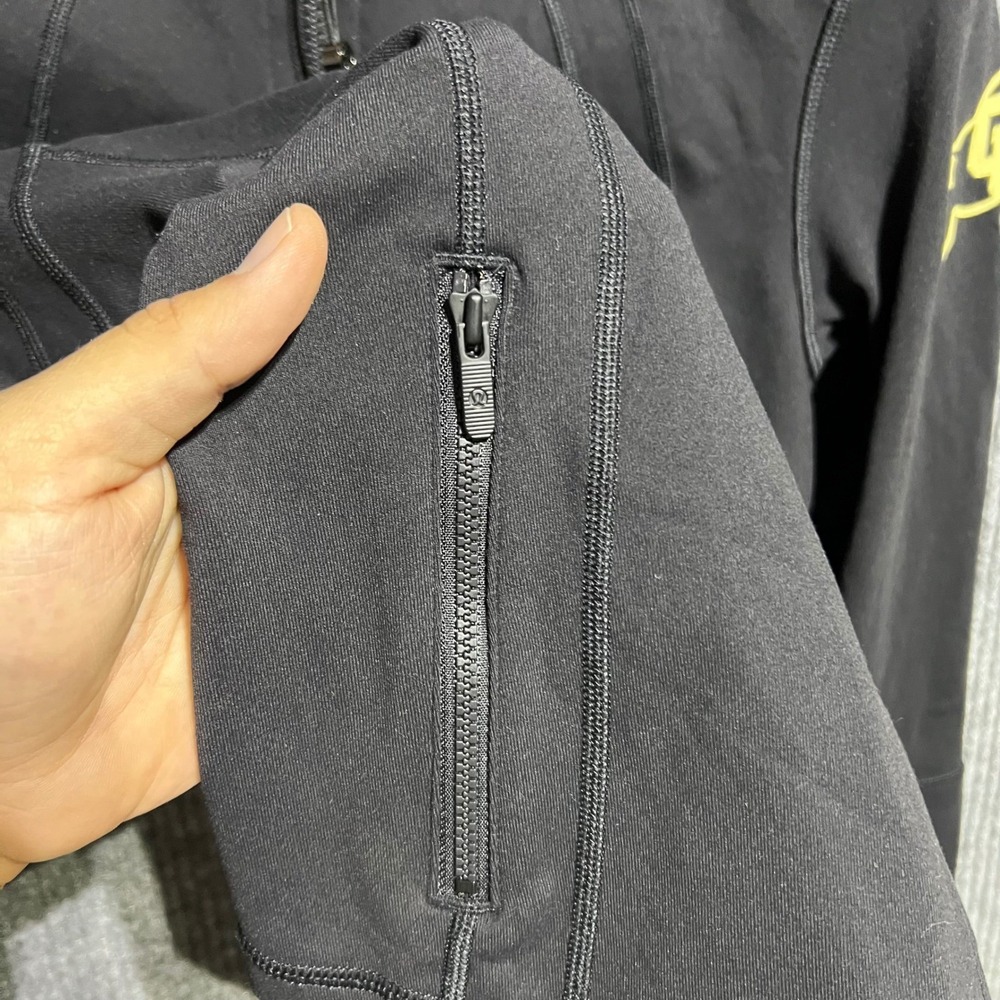 Lululemon Define Jacket Women 8 Black CU Buffaloes Luon Full Zip Activewear - Picture 7 of 13